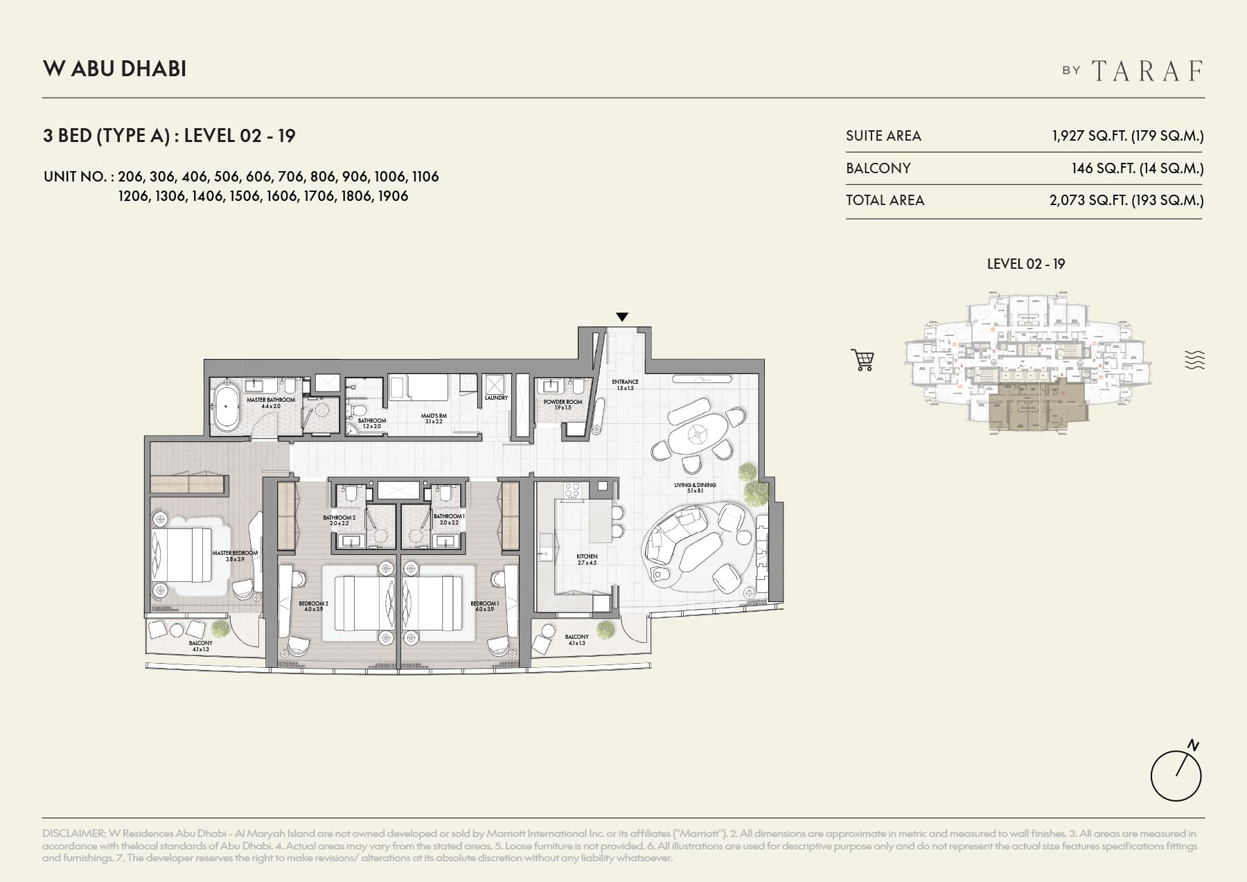 3 Bedroom Floor Plan