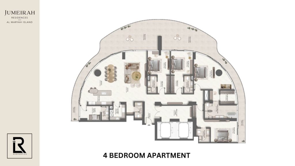4 Bedroom Floor Plan